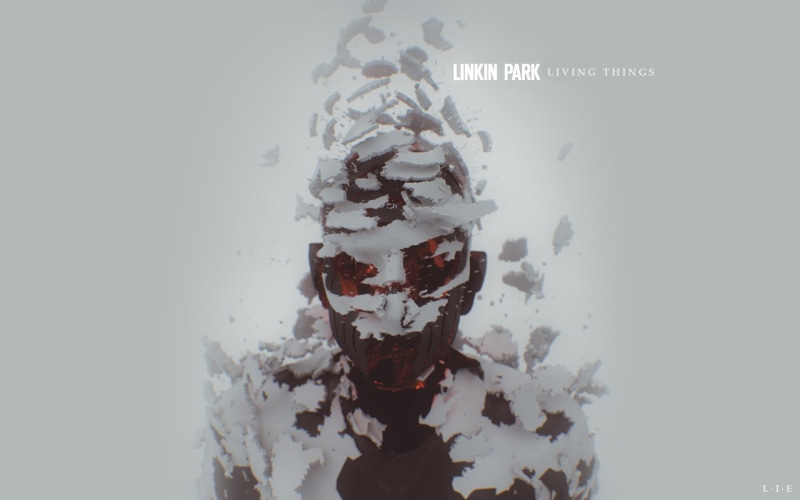 indoors, linkin, Living Things, studio shot, communication, music, Linkin Park, rear view, winter, creativity, white, poster, indulgence, frozen, backgrounds