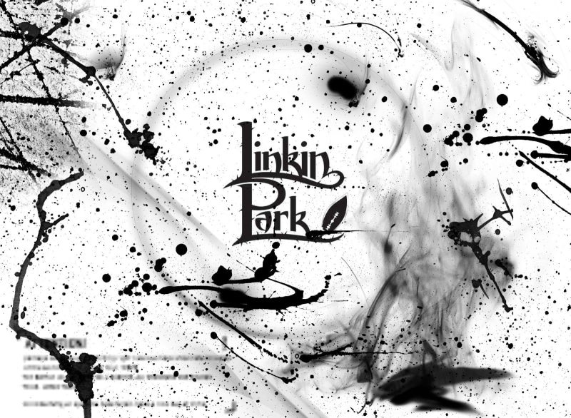 Music, black and white, art and craft, linkin, day, invertebrate, linkin park, Drops, message, dirty, logo, close-up, 720P, bw, park, representation, indoors