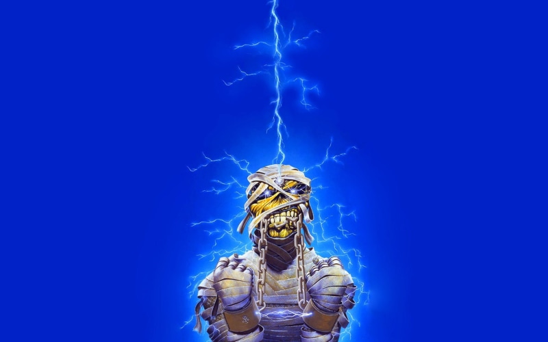 white, Iron Maiden, mummy, 720P, Band (Music)