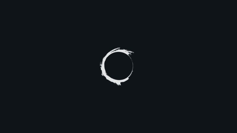 lantern, Arrival, Olafur Arnalds, circle, simple, minimalism, 1080P, gray, qi, black background, Son Lux, simple background, eclipse, album covers, black