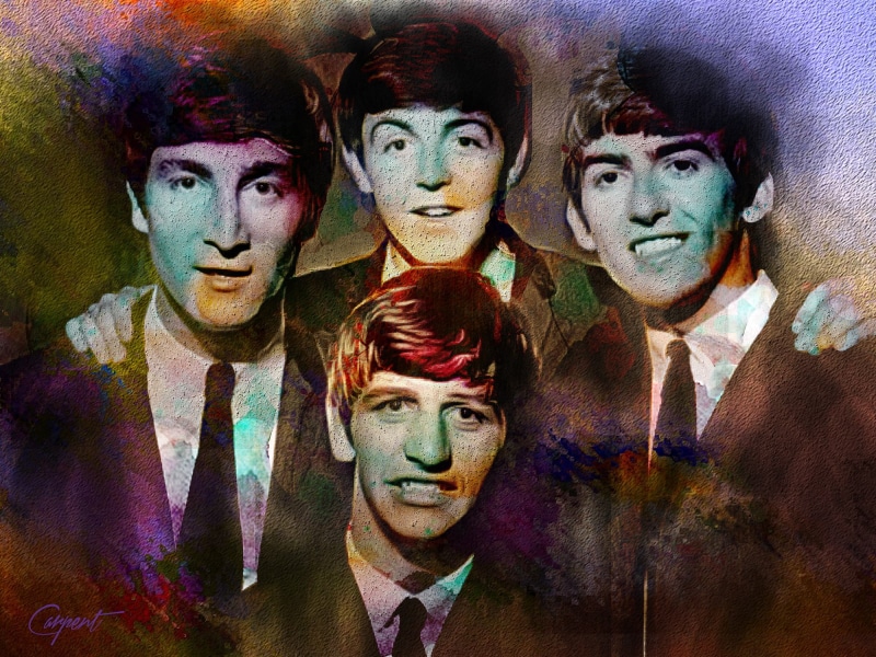 Ringo Starr, 1080P, music, The Beatles, George Harrison, Paul McCartney, John Lennon
