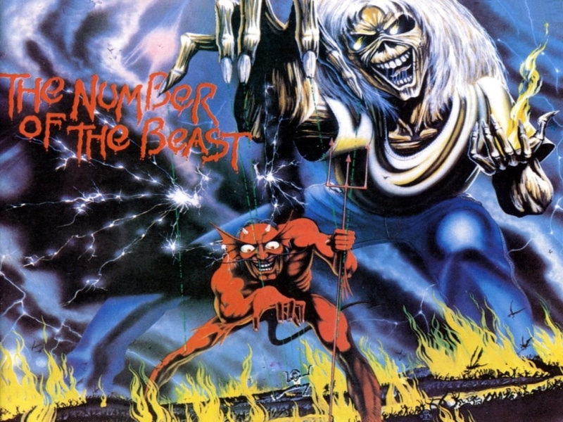 music, number, hd, painting, beast, 480P, maiden, iron