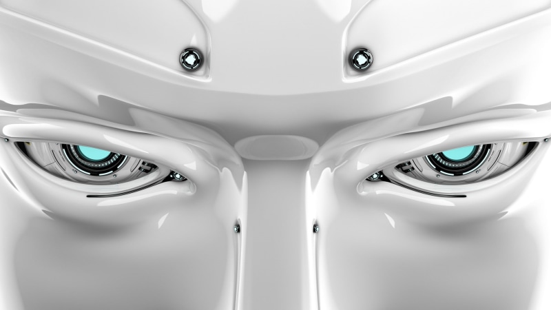 album covers, closeup, screw, face, 1080P, science fiction, cover art, blue eyes, digital art, robot
