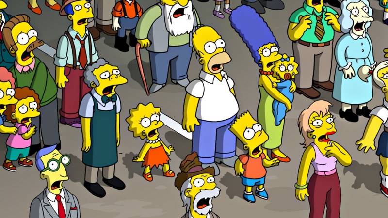bag, characters, indoors, simpson, creativity, bart, Marge Simpson, men, Maggie Simpson, celebration, Bart Simpson, real people, adult, suit, The Simpsons