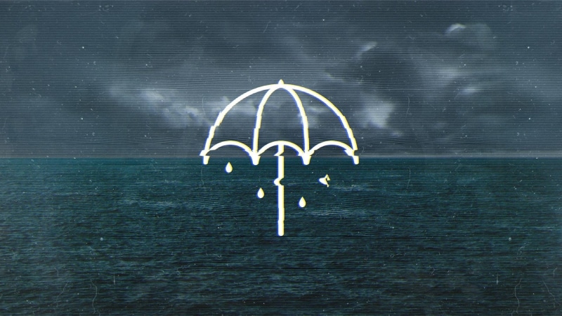 pattern, directly above, 1080P, no people, motion, metal, transparent, waterfront, art and craft, Thats The Spirit, digital composite, Bring Me the Horizon