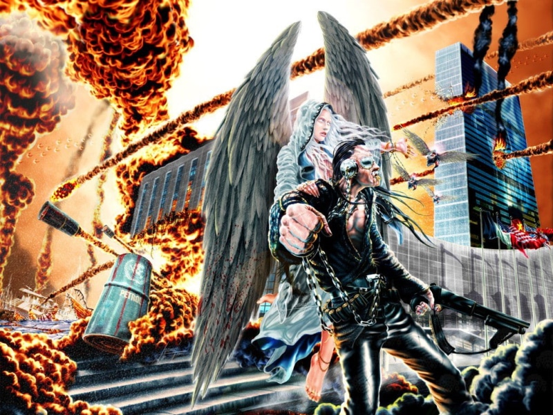 band, Megadeth, metal band, album covers, 480P, United Abominations