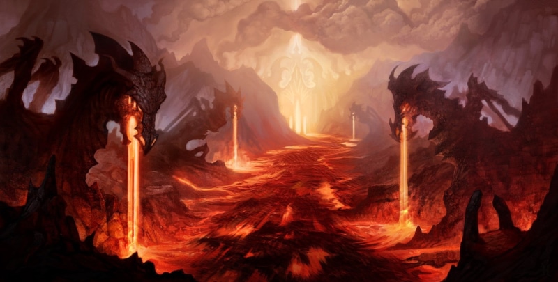 power in nature, cave, mountain, geology, flame, fire - natural phenomenon, volcano, outdoors, heat - temperature, communication, Landscape, beauty in nature