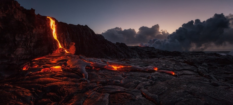 power in nature, beauty in nature, scenics - nature, mountain peak, environment, smoke - physical structure, physical geography, volcano, tom kualii nature volcano hawaii island lava rocks volcanic eruption