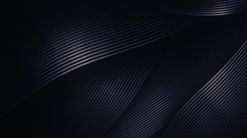 dark, wave, 4K, line, black, pattern
