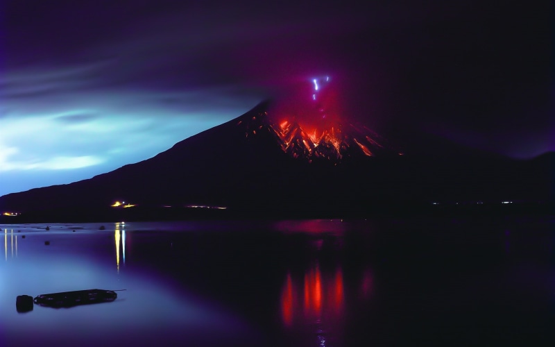Natural, Eruption, Lava, Disaster, 1080P, Japan, Sakurajima, Volcano