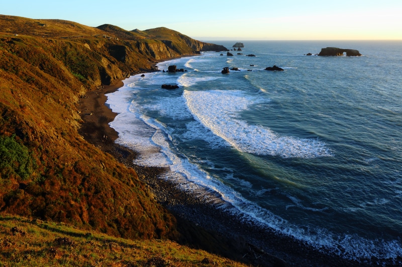 mountain, Sonoma County, Canon  5D Mark III, coastline, sea, 5K, body of water, waves, water, landscape photography, body, nature, Cliffs, cliff, scenics