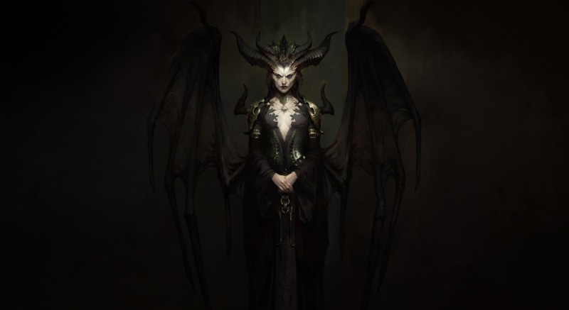 Horns, Demon, Diablo IV, Video Game, 5K, Lilith (Diablo)