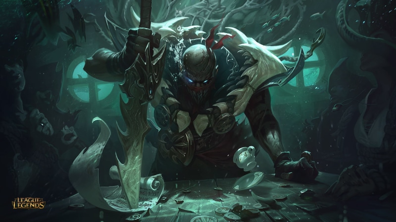 men, league, group of animals, front view, real people, animal wildlife, animals in the wild, 1080P, one person, Pyke (league of Legends), League of Legends