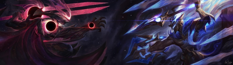 Aatrox (League of Legends), 8K, Aatrox, Pantheon (League of Legends), League of Legends