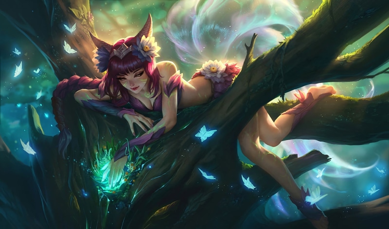 Ahri (League of Legends), League of Legends, Elderwood Ahri, 1080P