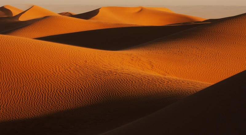 dry, outdoors, sunset  brown, Dunes, Dessert, sand Dune, sahara Desert, Landscape, Africa, nature, arid Climate, waves, 2K, scenery, sand, brown, orange Color