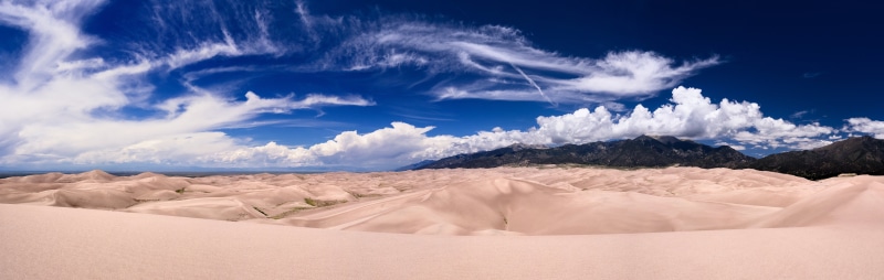 sand, 8K, dry, Panorama, nature, great sand dunes  national  park, scenics, cloudy, olympus  om-d  e-m5, death Valley National Park, colorado, outdoors
