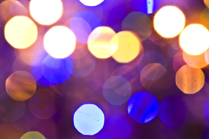 technology, black, spotted, tree, lit, glitter, illuminated, christmas, magic, defocused, shiny, glowing, horizontal, color, blue, circle, abstract, geometric shape