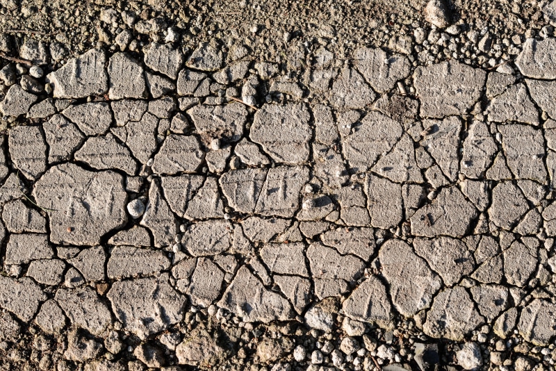 damaged, clay, road, broken, nature, environment, climate, drought, desert, pattern, dried, track, cracked, heat - Temperature, extreme weather, trail