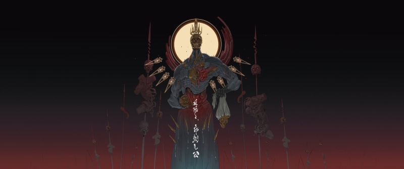 skull, gore, 2K, dead, spear, undead, cartoon