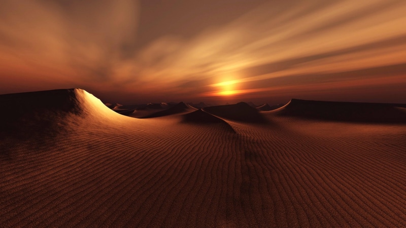 dune, horizon, no people, landscape, arid climate, sky, nature, sand, climate, sunset, desert, dunes, 4K, non-urban scene, outdoors, road trip, land, idyllic