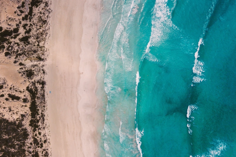 landscape, material, aerial view, sand, seashore, backdrop, high angle view, sport, outdoors, turquoise colored, brown, 2K, wall - Building Feature, rough