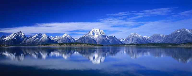 2K, mountain, monitor, snow, mountains, blue, dual, covered