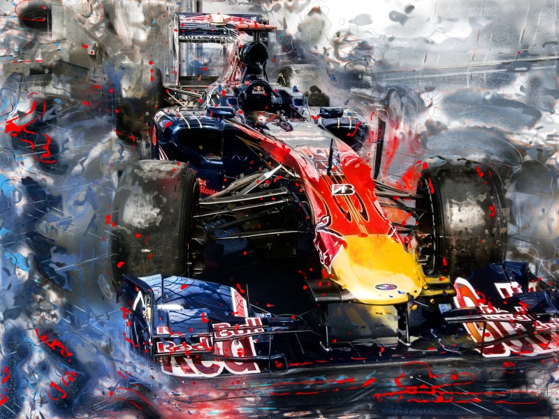 production line, machinery, land vehicle, no people, illustration, water, Auto, motion, technology, blue, Formula 1, Motorsport, motorsport formula 1, car