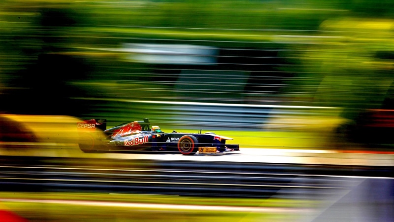 outdoors, Formula 1, travel, Red Bull, sport, blurred motion, on the move, 1080P, speed, motion, car, architecture, taxi, day, long exposure, multi colored