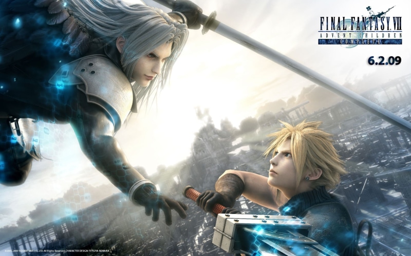 vii, sephiroth, strife, x, Final Fantasy VII Advent Children, children, advent, cloud, video, fantasy, hd, games, final, 1080P, art