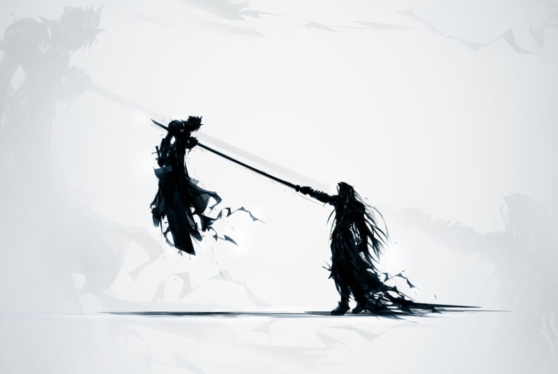 Video Games, vii, advent, Final Fantasy VII Advent Children, games, strife, art, hd, 720P, video, cloud, fantasy, final, Fan Art, fan, cloud strife, children
