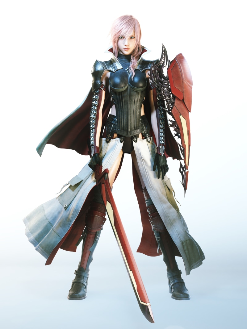 front view, video games, one Person, Claire Farron, work Helmet, toy Soldier, medieval, evil, power, weapon, studio Shot, leather, blond hair