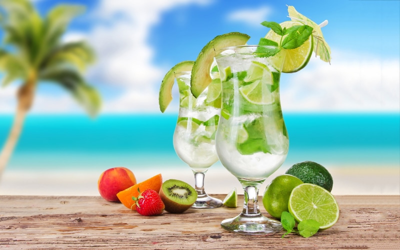 2K, Drinks, Lemon, Green, Cocktail, Fruits, Summer, Mojito