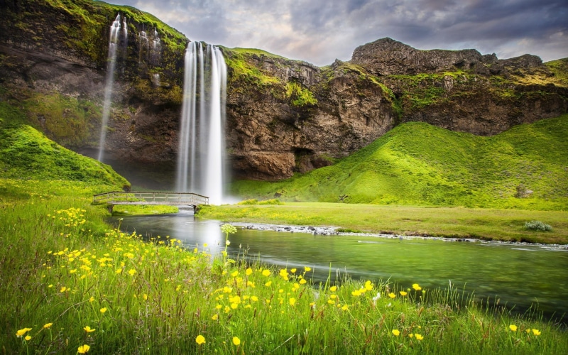 Waterfall, 1080P, Nature, River, Landscape, Summer