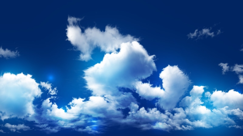 2K, nubes, cielo, azul, naturaleza