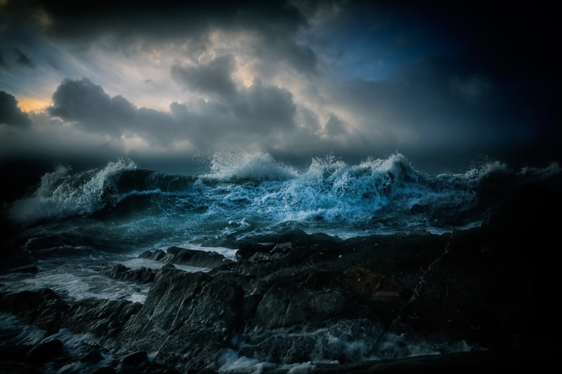 water, sky, power in nature, aquatic sport, clouds, sea, scenics - nature, painting, beauty in nature, outdoors, 1080P, nature, wind, cloud - sky, motion