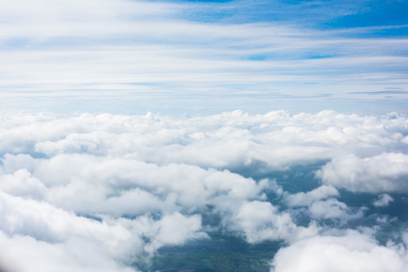 airplanes, above, beauty in nature, traveling, fluffy, Clouds, scenics - nature, tranquility, softness, heaven, flying, idyllic, sky, no people, outdoors