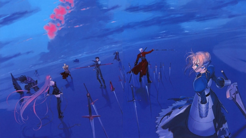 Saber (Fate Series), Fate (Series), Fate/Stay Night, Gilgamesh (Fate Series), Cu Chulainn, Caster (Fate/Stay Night), Assassin (Fate/stay night), Berserker (Fate/stay night)
