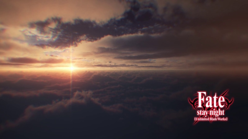 Fate/Zero, sky, cloudscape, glowing, nature, digital composite, 1080P, fate, cloud - sky, sunset, Fate/Stay Night, sunbeam, no people, bright