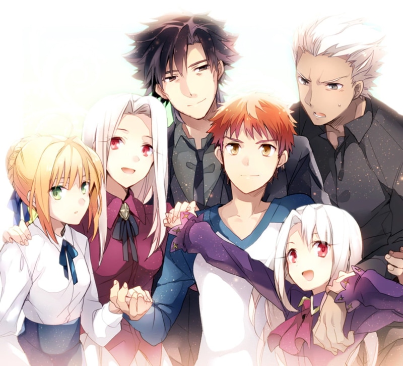 boys, front view, real people, child, women, hairstyle, movie, Kiritsugu Emiya, representation, digital composite, childhood, 720P, Illyasviel von Einzbern