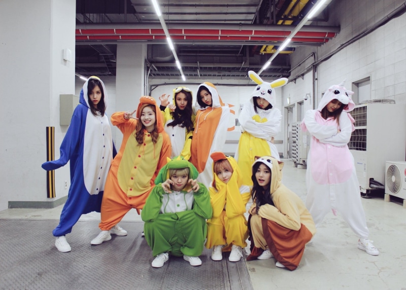 smiling, group of women, Twice, 1080P, K-pop