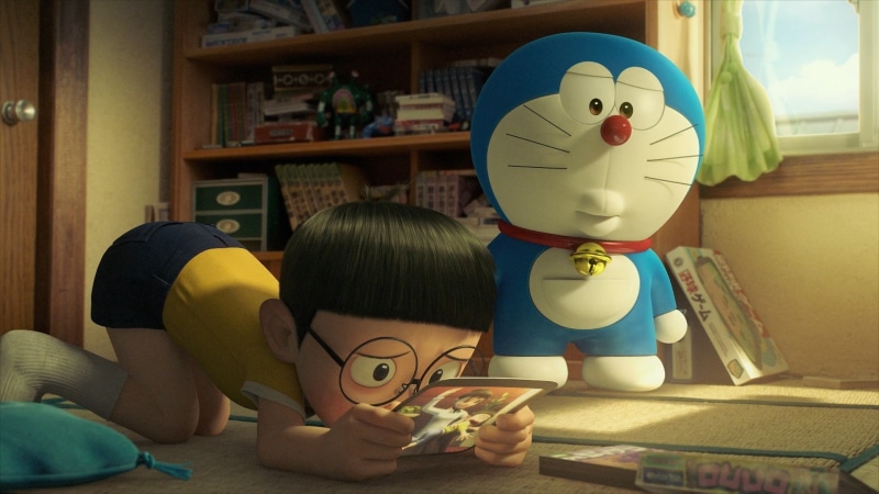 lifestyles, home interior, hd, representation, shelf, childhood, nobita, stand, movie, casual clothing, indoors, sitting, child, art and craft