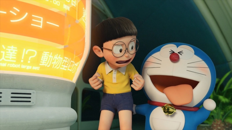 casual clothing, front view, happiness, doraemon, lifestyles, three quarter length, hairstyle, child, standing, real people, hd, females, one person, women