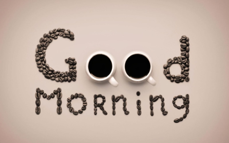 good, 1080P, coffee, morning, ornament
