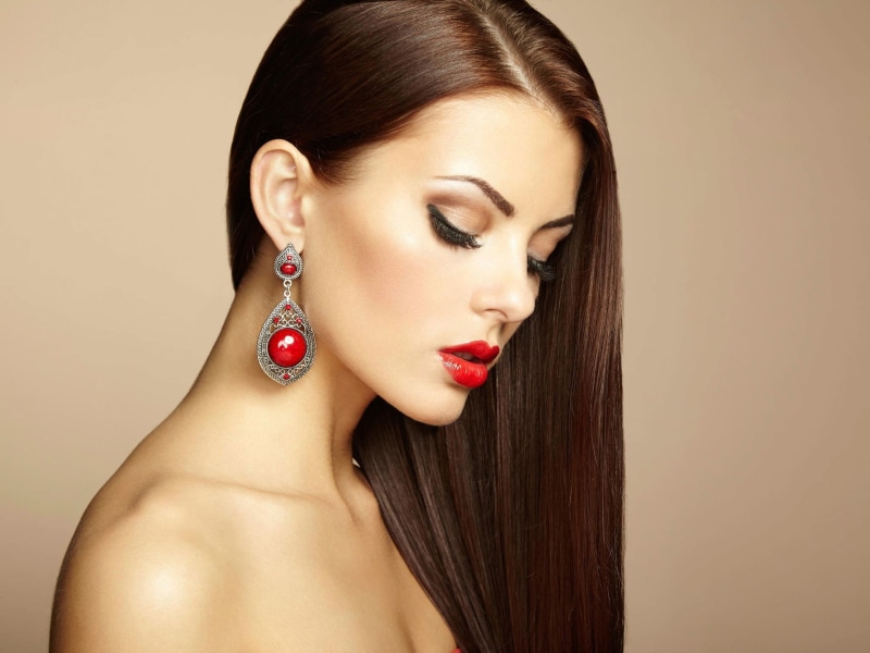 1080P, Girl, Earring, Makeup, Beautiful, Fashion