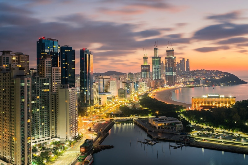 dawn, morning, Pusan, South Korea, Busan, 1080P