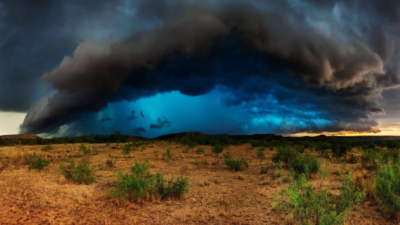 cloudy, stormy, storm, thunders, clouds, landscape, twilight, sky, 4K, light, earth, fields, phenomenon, rain, nature, meteorological phenomenon, cumulus
