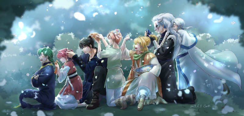 5K, Jae-Ha (Yona of the Dawn), Shin-Ah (Yona of the Dawn), Zeno (Yona of the Dawn), Hak Son, Yona of the Dawn, Anime, Yona (Yona of the Dawn), Yoon (Yona of the Dawn)