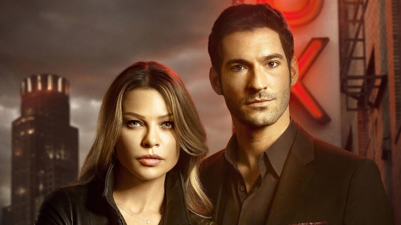look, Lucifer, Lauren German, male, Tom Ellis, girl, 1080P