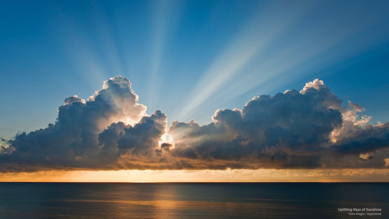 uplifting, sunshine, Weather, 2K, rays